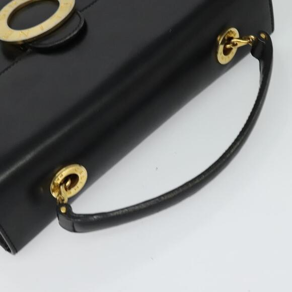 CELINE Hand Bag Leather Black Gold - Picture 6 of 12